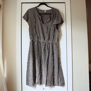 Black and White Gingham dress
